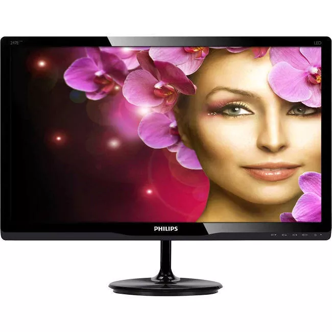 Philips 247E4LHAB E-line 23.6" LED LCD Monitor - 16:9 - 2 ms