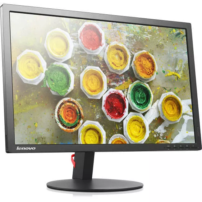 Lenovo 60C9MAR1US ThinkVision T2454p 24" Class WUXGA LCD Monitor - 16:10 - Business Black