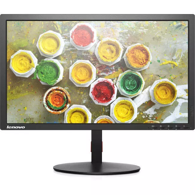 Lenovo 60F4MAR6US ThinkVision T2224p Full HD LCD Monitor - 16:9 - Raven Black