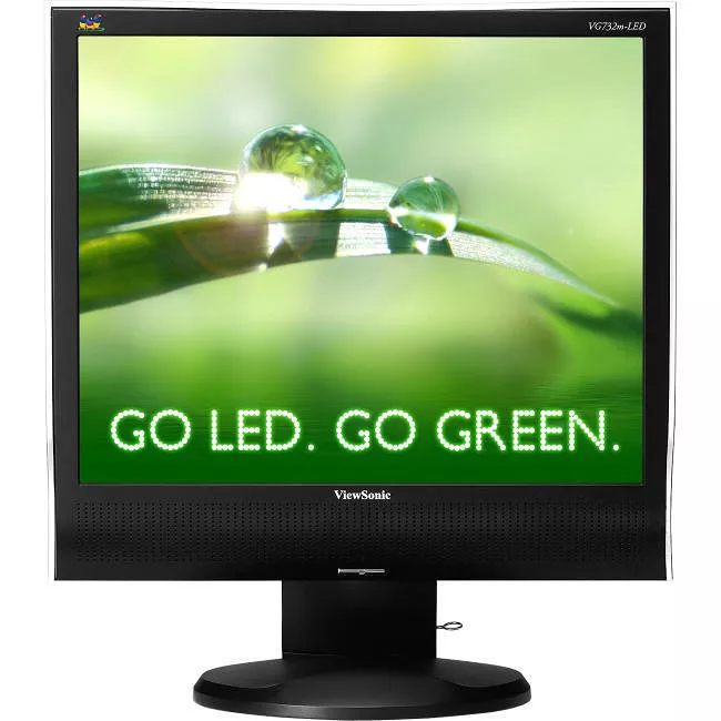 ViewSonic VG732M-LED 17" Class SXGA LCD Monitor - 5:4 - Black
