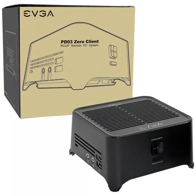 EVGA 124-IP-PD03-KR PD03 Zero ClientTeradici Tera1100 - TAA Compliant