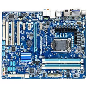 GIGABYTE GA-H55-USB3 Desktop Motherboard - 1x Socket H LGA-1156 - Intel H55 Express - 4x DDR3 - RAID - 1x PCIe x16 - ATX