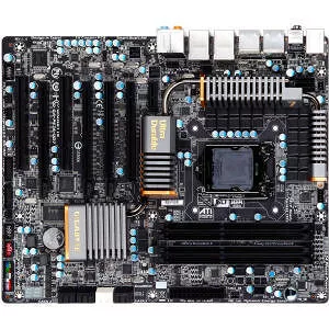 GIGABYTE GA-P67A-UD7 Desktop Motherboard - 1x Socket H2 LGA-1155 - Intel P67 Express - 4x DDR3 - RAID - 2x PCIe x16 - ATX