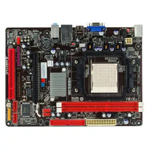 BIOSTAR N68S3B Desktop Motherboard - 1x Socket AM3 PGA-941 - NVIDIA nForce 630a - 2x DDR3 - RAID - 1x PCIe x16 - Micro ATX