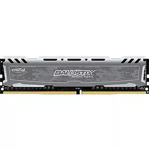 Crucial BLS4G4D240FSB Ballistix Sport 4 GB DDR4-2400 Memory - DIMM - Unbuffered - Non-ECC - 1.20 V - 2400 MHz