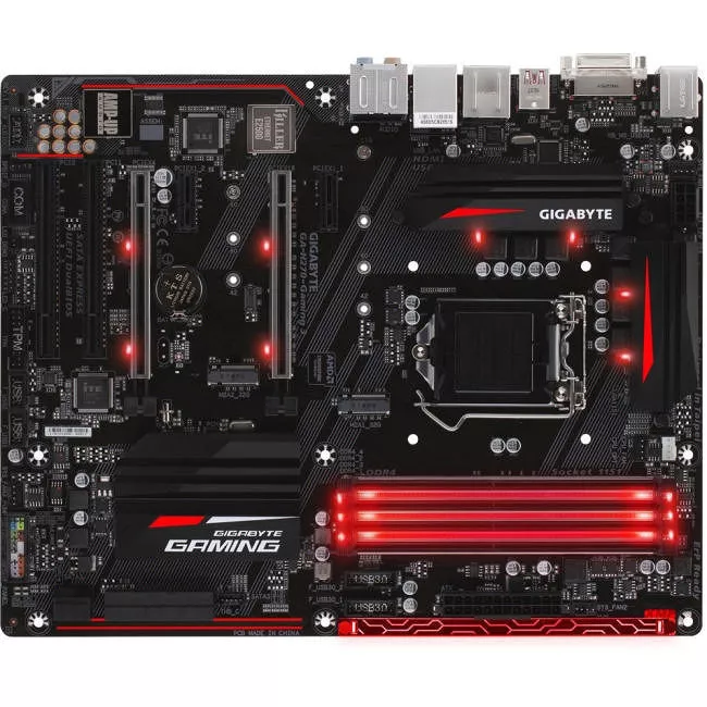 GIGABYTE GA-H270-GAMING 3 Desktop Motherboard - 1x Socket H4 LGA-1151 - Intel H270 - 4x DDR4 - RAID - 2x M.2 - 2x PCIe x16 - ATX