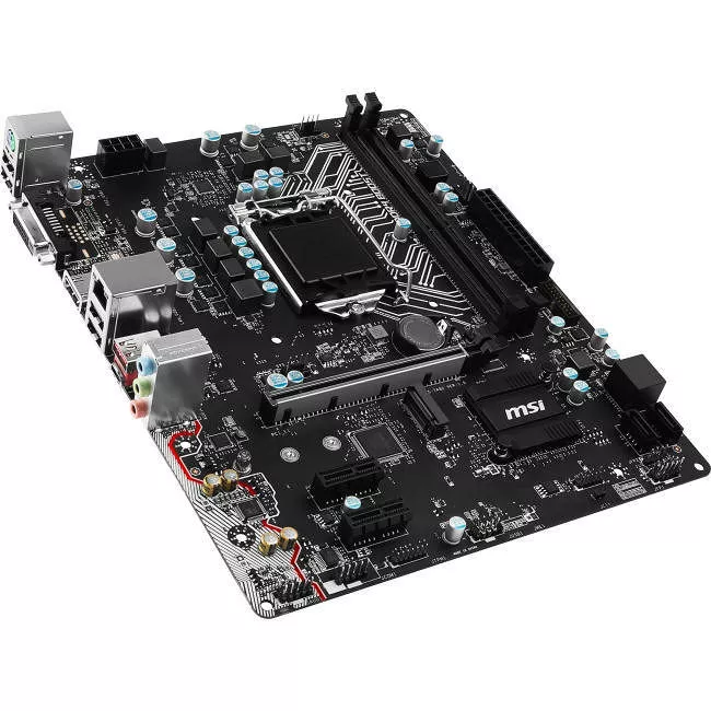 MSI H110M-A PRO M2 Desktop Motherboard - 1x Socket H4 LGA-1151 - Intel H110 - 2x DDR4 - 1x M.2 - 1x PCIe x16 - Micro ATX