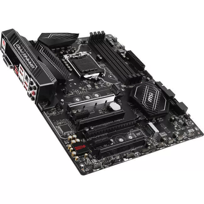 MSI H270 GAMING PRO CARBON Desktop Motherboard - 1x Socket H4 LGA-1151 - Intel H270 - 4x DDR4 - RAID - 2x M.2 - 2x PCIe x16 - ATX