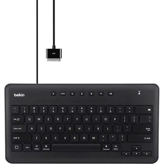 Belkin B2B125 Secure Wired Keyboard for iPad with 30-Pin Connector