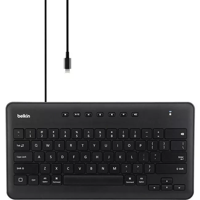 Belkin B2B124 Secure Wired Keyboard for iPad with Lightning Connector