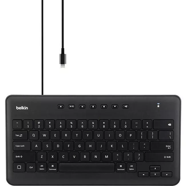 Belkin B2B124 Wired Keyboard for iPad with Lightning Connector - Designed for Classroom Use - MFI Certified