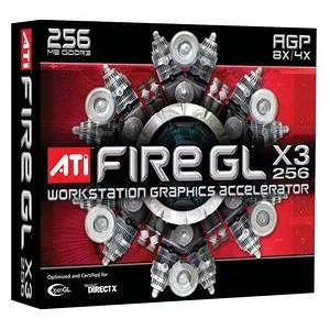 AMD 100-505096 FireGL X3-256 Graphics Card