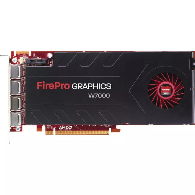 AMD 100-505848 FirePro W7000 Graphic Card 4 GB GDDR5 - PCIe x16 - Single Slot