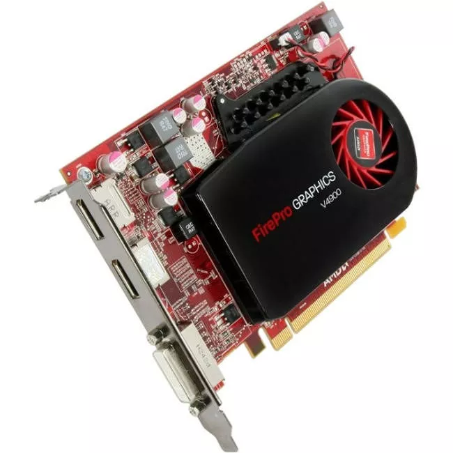 AMD 100-505844 FirePro V4900 Graphic Card - 800 MHz Core - 1 GB GDDR5 - PCI-E 2.1 x16 - Half-length