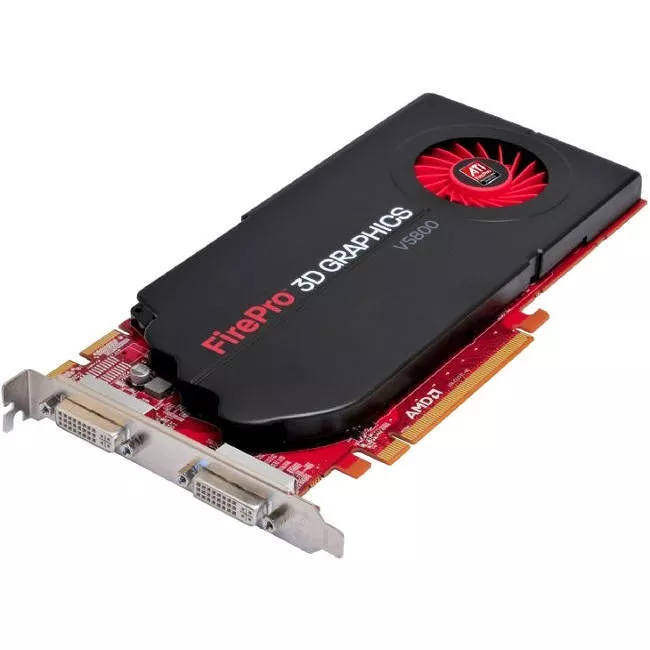 AMD 100-505839 FirePro V5800 Graphic Card - 1 GB GDDR5 - PCI-E 2.1 x16 - Half-length - Single Slot