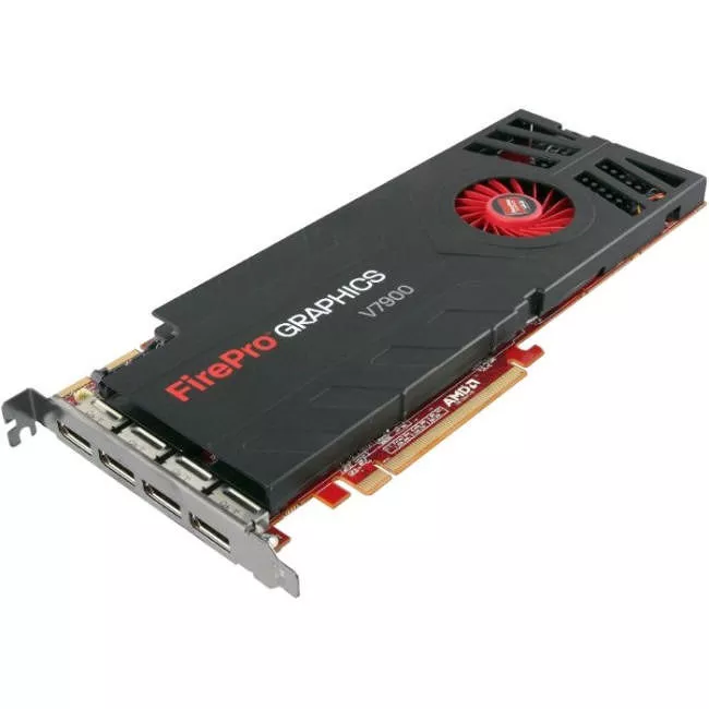 AMD 100-505861 FirePro V7900 Graphic Card - 725 MHz Core - 2 GB GDDR5 - PCI-E 2.1 x16 - Half-length