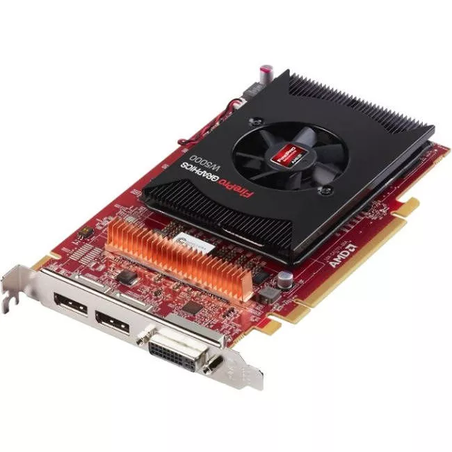 AMD 100-505978 FirePro W5000 - 2 GB GDDR5 - PCIe 3.0 x16 - Half-length/Full-height - Single Slot