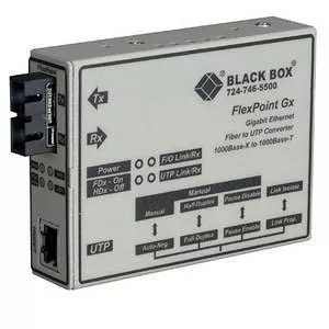 Black Box LMC1003AR3 FlexPoint Gigabit UTP to Fiber Media Converter