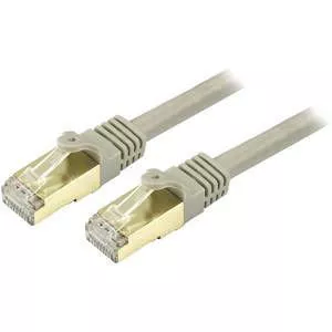 StarTech C6ASPAT2GR 2 ft CAT6a Ethernet Cable - 10g RJ45 100W PoE