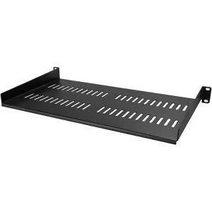 StarTech CABSHELFV1U 1U Vented Server Rack Cabinet Shelf - 19" Data/AV/Network
