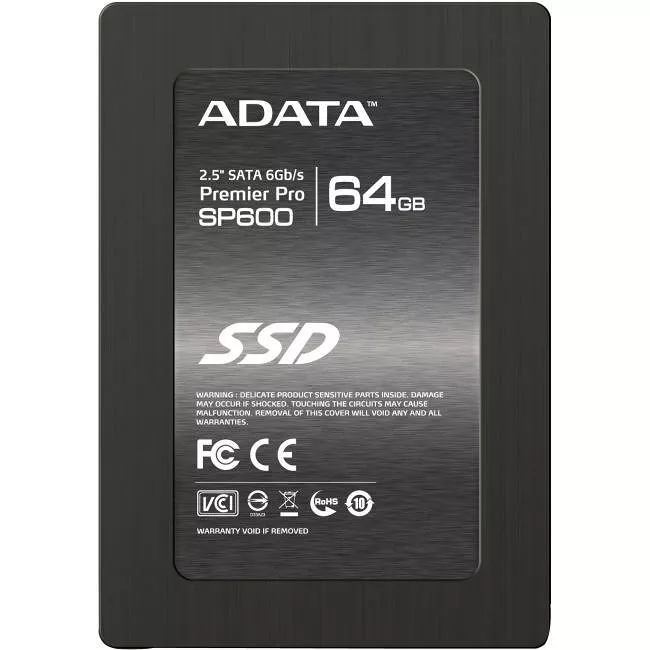 ADATA ASP600S3-64GM-C Premier Pro SP600S3 64 GB 2.5" Solid State Drive - 6Gb/s SAS - Internal