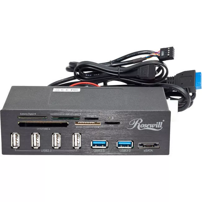 Rosewill RDCR-11004 5.25" Internal Card Reader w/ USB 3.0 Connector
