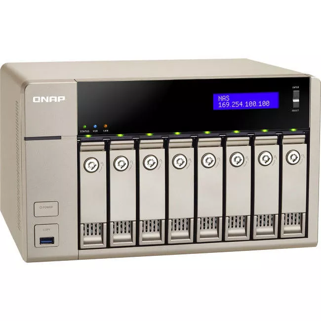 QNAP TVS-863+-16G-US Affordable 10GbE-ready Golden Cloud Turbo vNAS