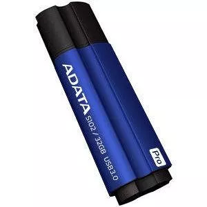 ADATA AS102P-32G-RBL S102 Pro Advanced 32 GB USB 3.0 Flash Drive - Blue