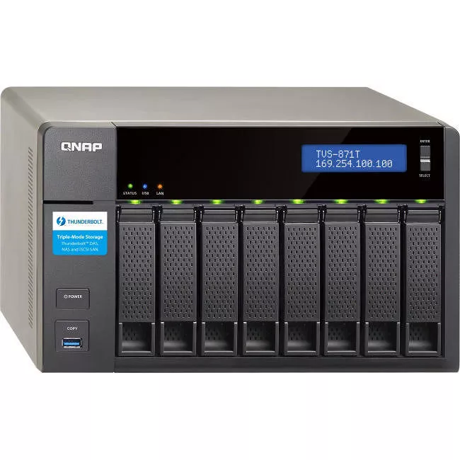 QNAP TVS-871T-I5-16G Turbo vNAS TVS-871T SAN/NAS/DAS Server