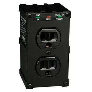Tripp Lite ULTRABLOK428 Isobar Surge Protector Wall Mount Direct Plug In 2 Out 1410 Jle