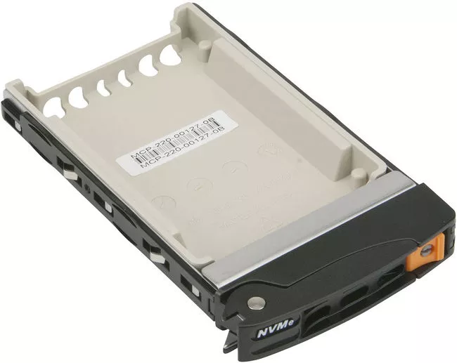 Supermicro MCP-220-00127-0B Drive Bay Adapter - Black, Orange