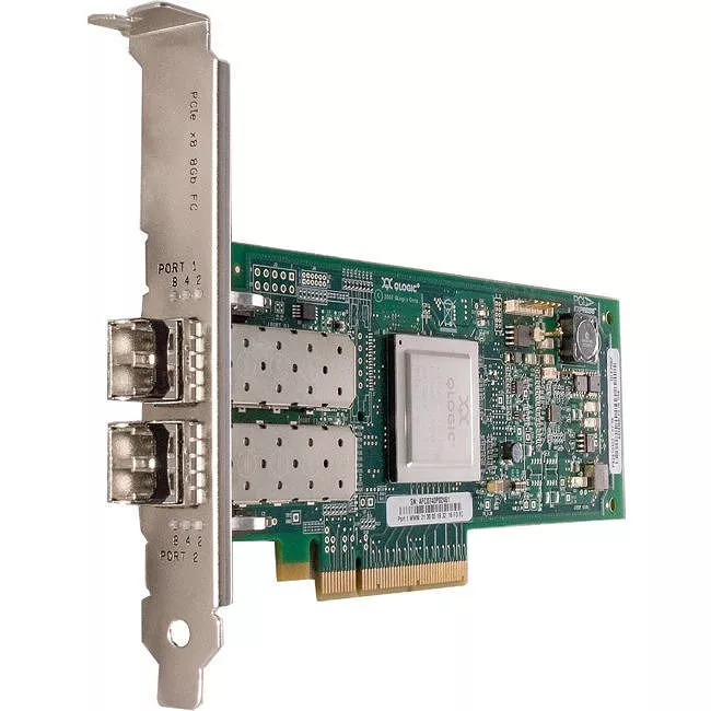 Qlogic QLE2562-CK GB Dual Port Fc HBA PCIE8 Lc Multimode Optic