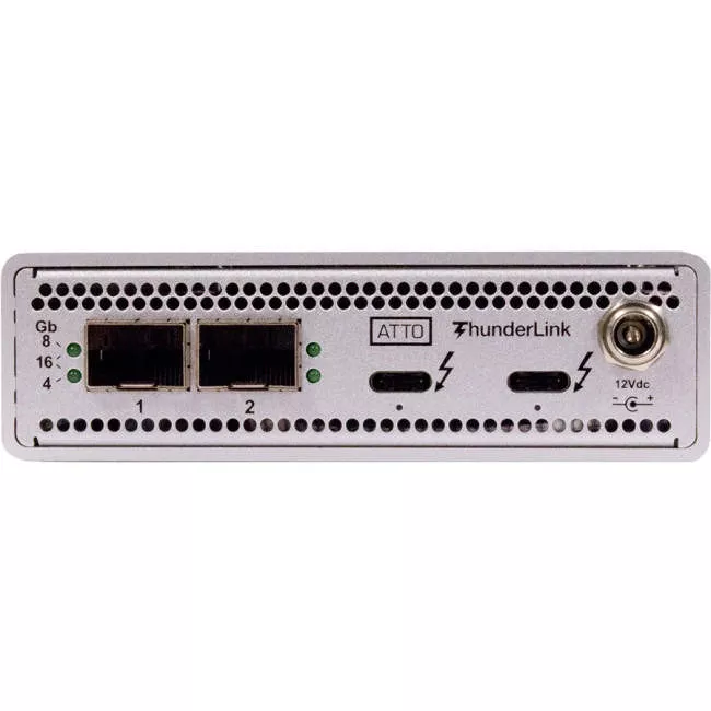 ATTO TLFC-3162-D00 Dual 40Gb to Dual 16Gb Fibre Channel Thunderbolt 3 Adapter w/ LC SFP+