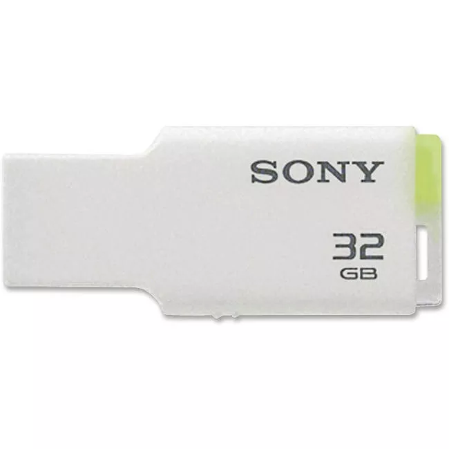 Sony USM32GM/W 32 GB USB Micro Vault TINY (White)
