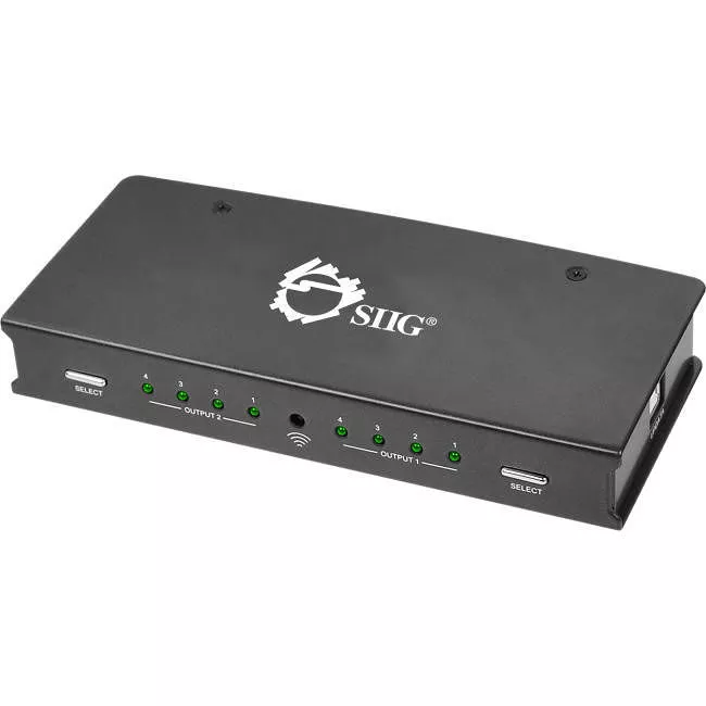 SIIG CE-H20Y11-S1 4x2 HDMI Matrix Switch with 3DTV Support