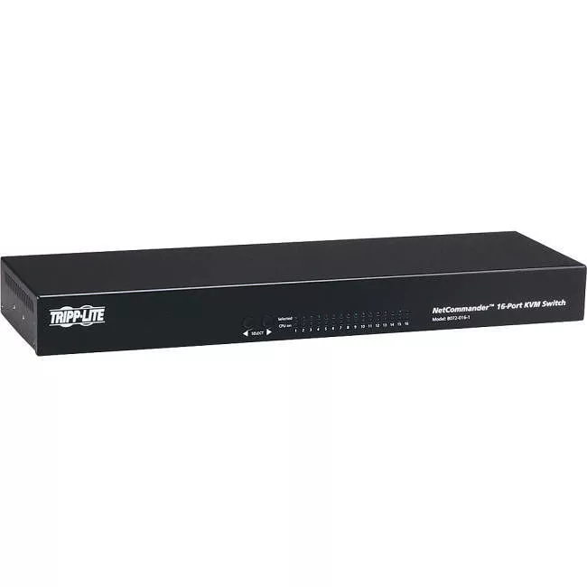 Tripp Lite B072-016-1 16-Port Cat5 KVM Switch VGA USB PS/2 1URM Rackmount