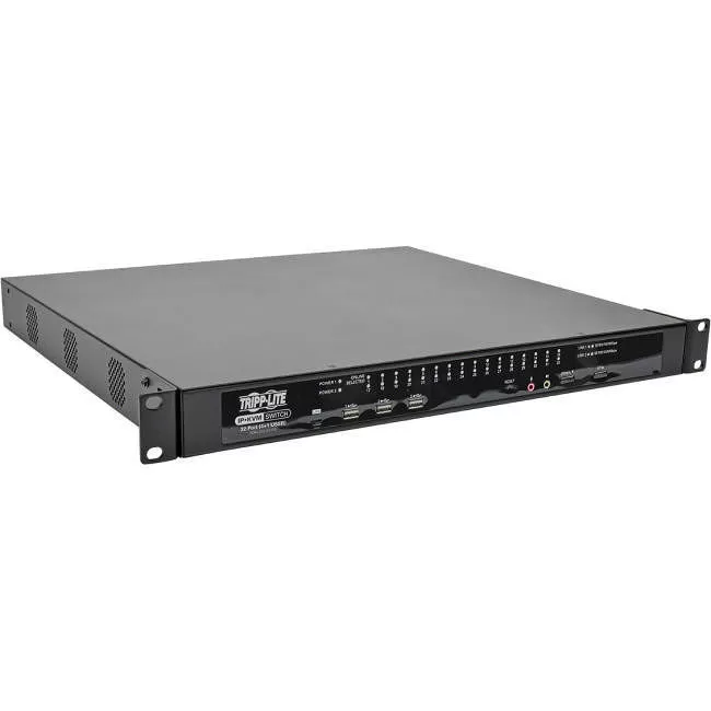 Tripp Lite B064-032-04-IPG NetDirector 32-Port Cat5 KVM over IP Switch - Virtual Media 4 Remote + 1 Local User 1U Rack-Mount TAA