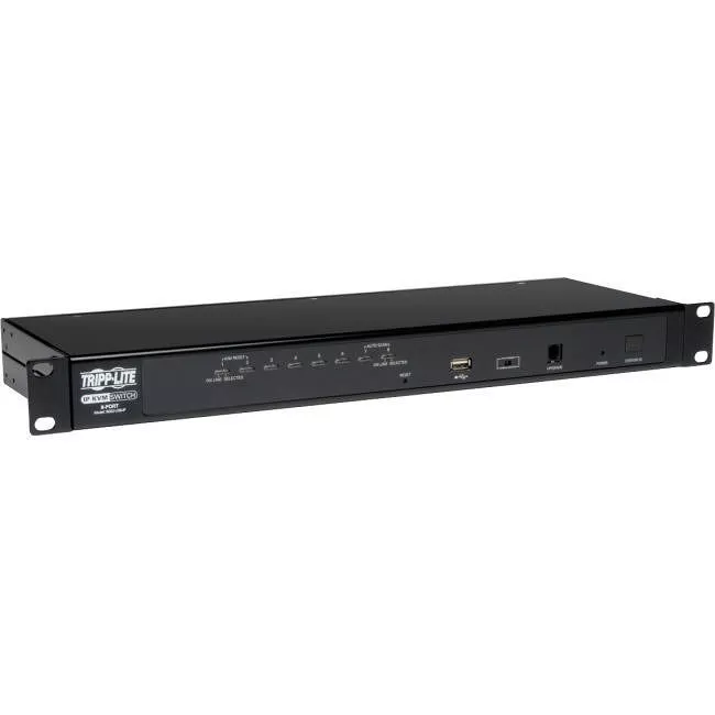 Tripp Lite B022-U08-IP 8-Port Rackmount KVM Switch w/ Built in IP and On Screen Display 1U