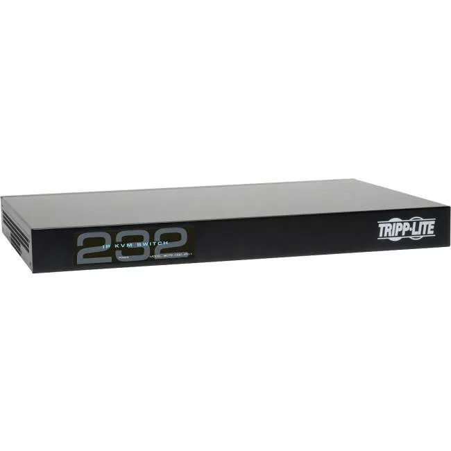 Tripp Lite B072-032-IP2-K NetCommander 32-Port Cat5 KVM over IP Switch - 2 Remote + 1 Local User 16 USB Dongles 1U Rack-Mount