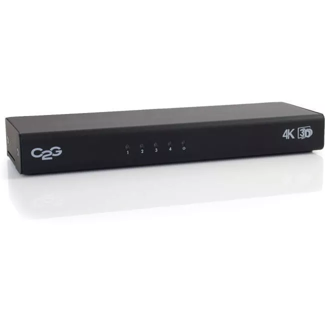 C2G 40472 4-Port HDMI Splitter - 4K 30Hz (TAA Compliant)