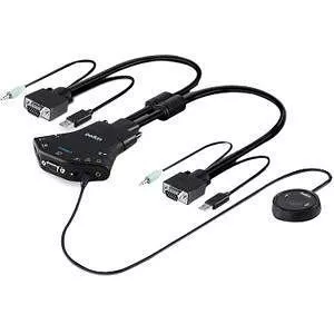 Belkin F1DN102V-3 Secure 2-port Flip VGA KVM with Audio