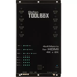 Gefen GTB-HD4K2K-444-BLK 4x4 Matrix for HDMI with Ultra HD Support