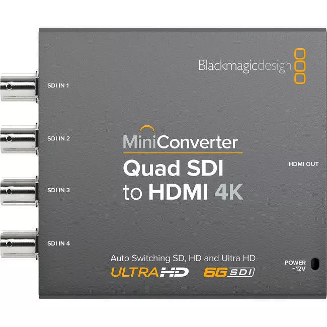 Blackmagic Design CONVMBSQUH4K2 Mini Converter Quad SDI 4K | SabrePC