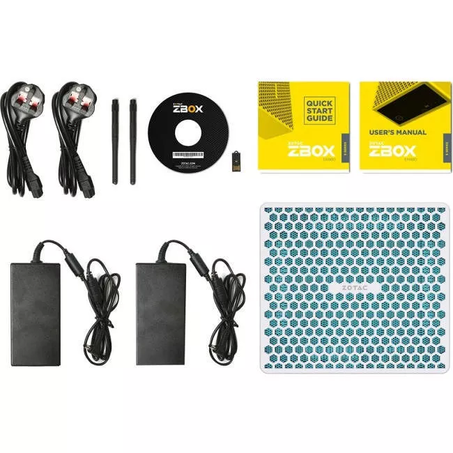 ZOTAC ZBOX-EN980-U-W2B ZBOX E MAGNUS EN980 Mini PC - Core i5-6400 2.70 GHz - 8 GB DDR3L - 1 TB HDD
