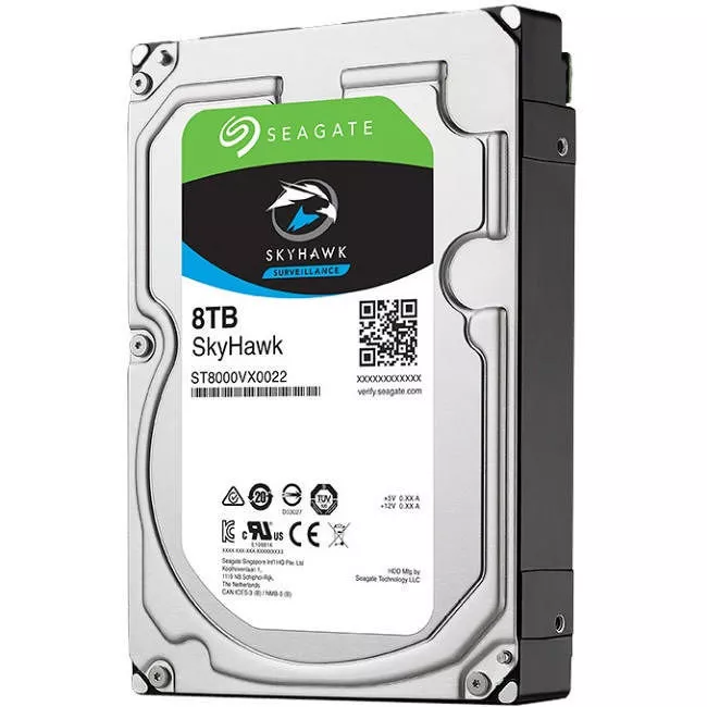 Seagate ST8000VX0022 SkyHawk Hard Drive - 8 TB - 256 MB - SATA