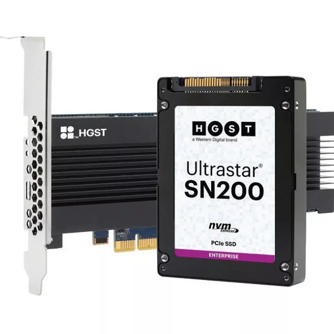 HGST 0TS1353 Ultrastar SN200 7.68 TB Internal SSD - PCI Express - Plug-in Card