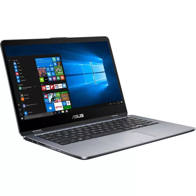 ASUS TP410UA-DB71T VivoBook Flip 14 14" Touchscreen LCD Notebook - Intel Core i7-7500U 2C 2.70 GHz