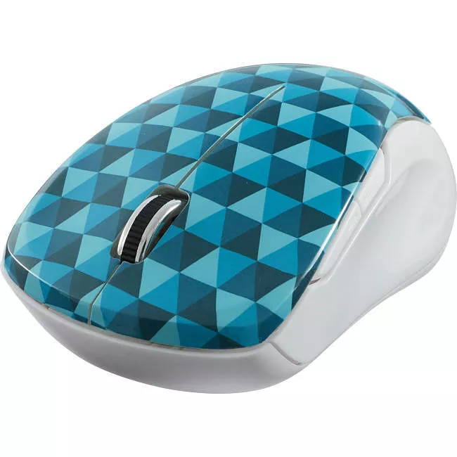 Verbatim 99745 Wireless Notebook Multi-Trac Blue LED Mouse - Diamond Pattern Blue