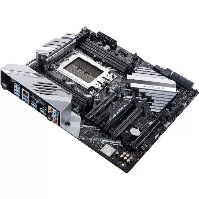 ASUS PRIME X399-A Desktop Motherboard - 1x Socket TR4 - AMD X399 - 8x DDR4 - RAID - 2x M.2 - 4x PCIe x16 - 1x RJ-45 - EATX