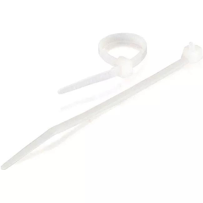 C2G 43032 4in Cable Ties - White - 100pk